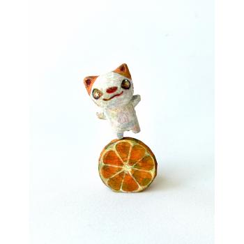 オレンジとねこ